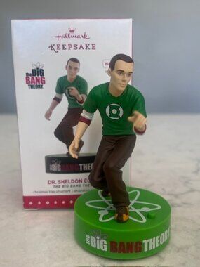2015 MAGIC Hallmark Christmas Ornament DR. SHELDON COOPER The Big Bang Theory